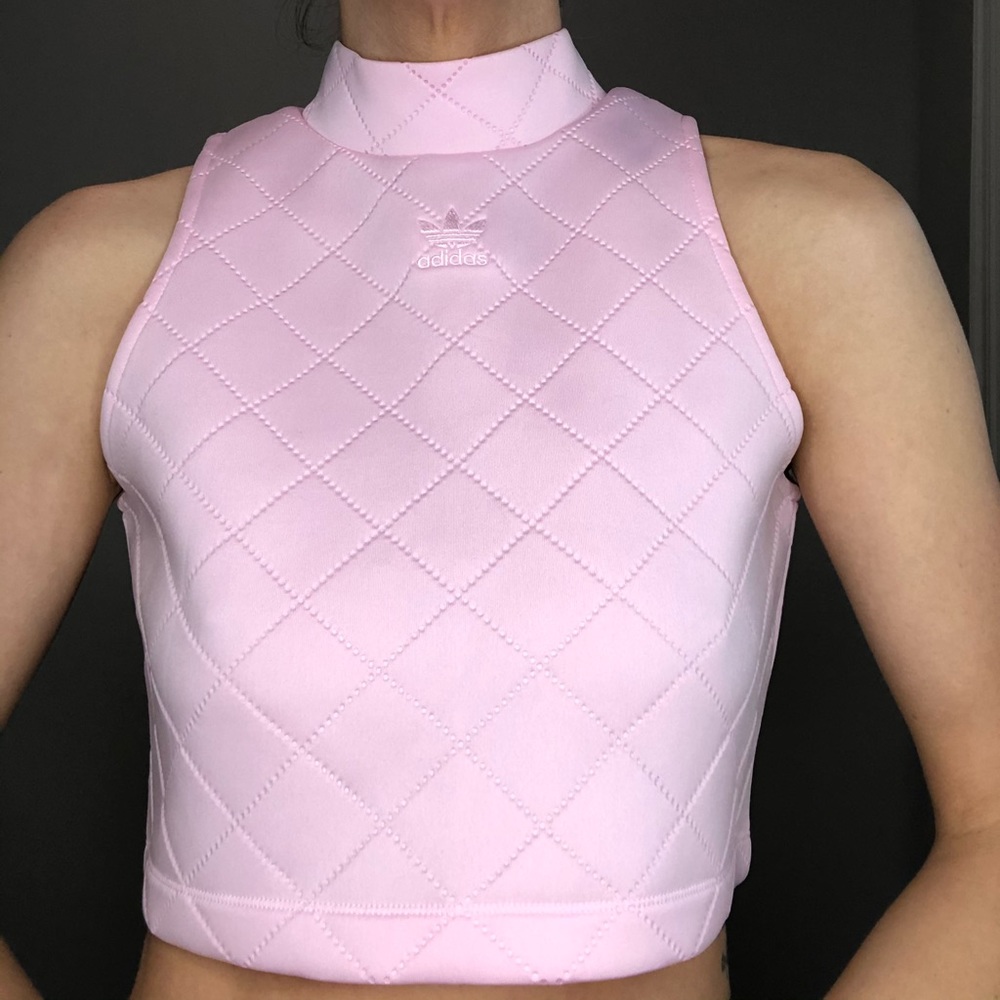 Adidas Originals Cropped Top with zip detail - Picture 3 of 7